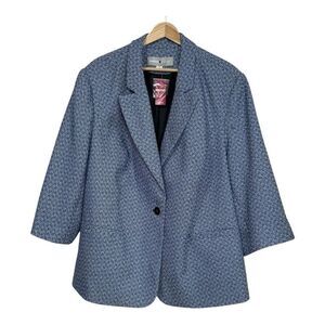 Blue Avenue Studio Blazer Jacket‎ Size 24 work